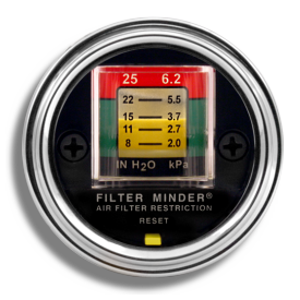 Filter Minder® Air Filter Indicator - Dash Mount